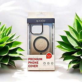 iPhone 16 Pro Max Spada İcon Serisi Magsafe Uyumlu Kılıf - Siyah