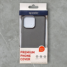 iPhone 15 Pro Max Spada Pelle Serisi Magsafe Uyumlu Kılıf - Gray