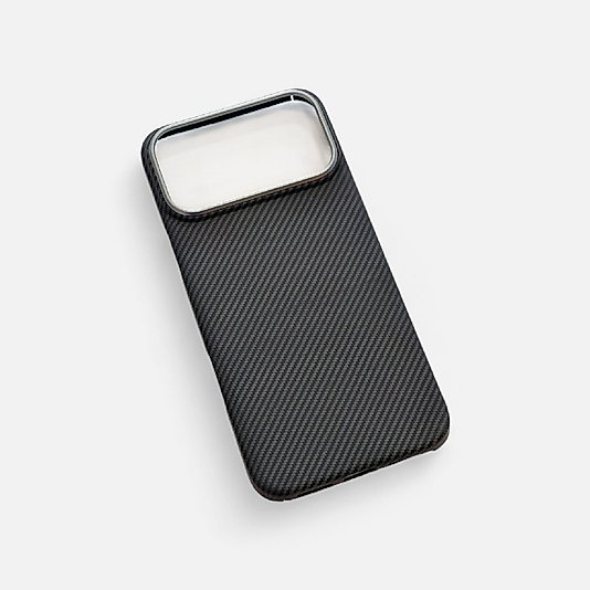 iPhone 17 Pro Max Uyumlu Magsafe Şarj Özellikli Spada Kevlar Kılıf - Siyah