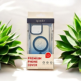 iPhone 16 Pro Max Spada İcon Serisi Magsafe Uyumlu Kılıf - Mavi