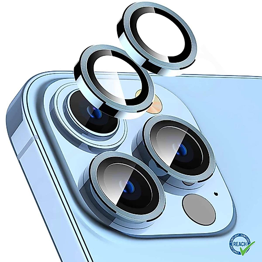 İphone 13 Pro Max Spada Safir Lens Koruyucu - Sierra Blue