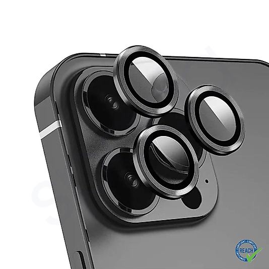 İphone 13 Pro Max Spada Safir Lens Koruyucu - Graphite