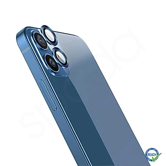İphone 12 Spada Safir Lens Koruyucu - Blue