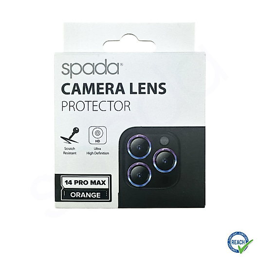 İphone 14 Pro Max Spada Safir Lens Koruyucu - Orange