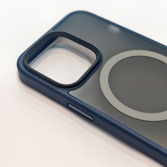iPhone 13 Pro Uyumlu MagSafe Şarj Özellikli Spada Panzer Kılıf - Lacivert
