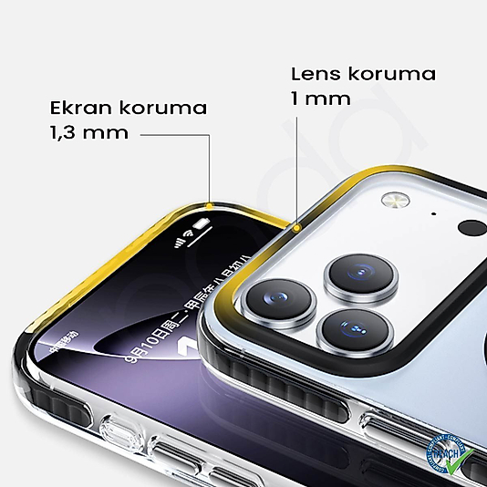 iPhone 17 Pro Spada İcon Serisi Magsafe Uyumlu Kılıf - SİYAH