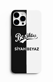 Siyah Beyaz Beşiktaş Baskılı Kılıf