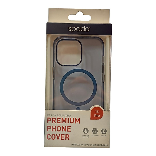 iPhone 13 Pro Spada Elit Clear Serisi Magsafe Uyumlu Kılıf - Mavi