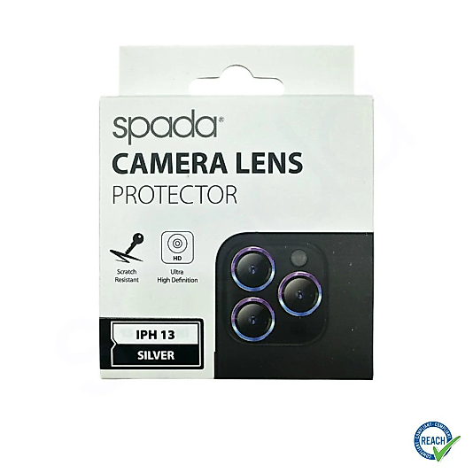 İphone 13 / 13 Mini Spada Safir Lens Koruyucu - Silver