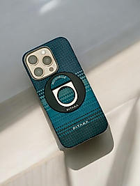 iPhone 16 Pro Pitaka Tactile Woven Moonrise Serisi Magsafeli Yüzük Standlı Aramid Fiber Kılıf