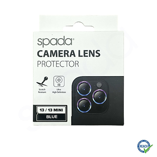 İphone 13 / 13 Mini Spada Safir Lens Koruyucu - Blue