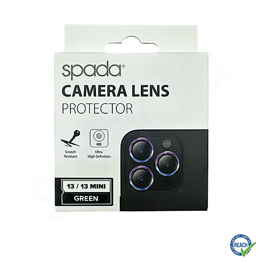 İphone 13 / 13 Mini Spada Safir Lens Koruyucu - Green