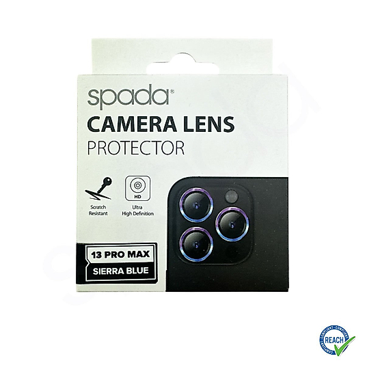 İphone 13 Pro Max Spada Safir Lens Koruyucu - Sierra Blue