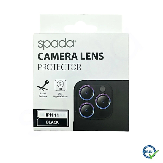 İphone 11 Spada Safir Lens Koruyucu - Siyah