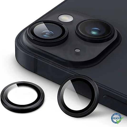 İphone 12 Spada Safir Lens Koruyucu - Siyah