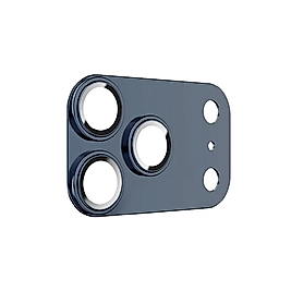 iPhone 17 Pro Max Uyumlu Benks Glass Warrior Anti Reflective Metal Kamera Lens Koruyucu Mavi