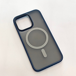 iPhone 13 Pro Uyumlu MagSafe Şarj Özellikli Spada Panzer Kılıf - Lacivert