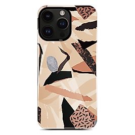 Kajsa 14 Pro Max Uyumlu Krem Desenli Shield Plus Flower Graphic Serisi Kılıf