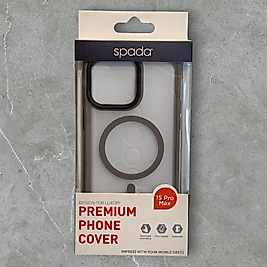 iPhone 15 Pro Max Spada Panzer Serisi Magsafe Uyumlu Kılıf - Gri