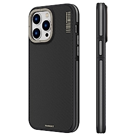 iPhone 15 Pro YoungKit 600D Kevlar Serisi Magsafe Uyumlu Kılıf - Gri