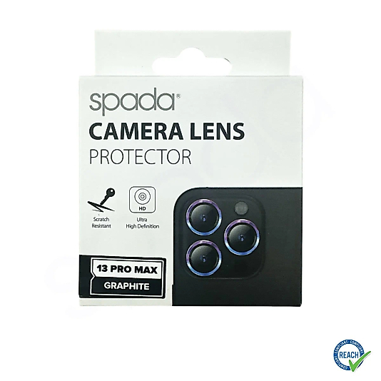 İphone 13 Pro Max Spada Safir Lens Koruyucu - Graphite