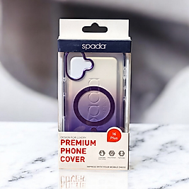 iPhone 16 Plus Spada İcon Serisi Magsafe Uyumlu Kılıf - Mor