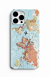 World Travel Baskılı Kılıf