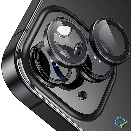 İphone 14 / 14 Plus Spada Safir Lens Koruyucu - Black