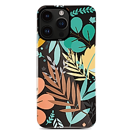 Kajsa 14 Pro Max Uyumlu Mavi Çiçek Desenli Shield Plus Flower Graphic Serisi Kılıf