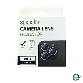 İphone 12 Spada Safir Lens Koruyucu - Silver