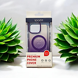 iPhone 16 Pro Max Spada İcon Serisi Magsafe Uyumlu Kılıf - Mor