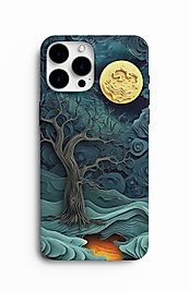 Moon Baskılı Kılıf
