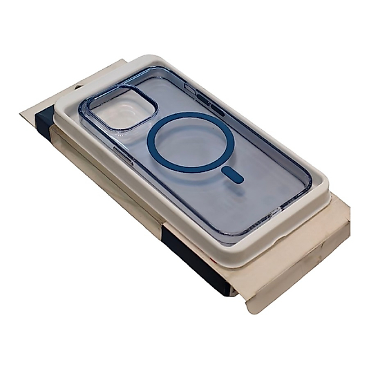 iPhone 13 Pro Spada Elit Clear Serisi Magsafe Uyumlu Kılıf - Mavi