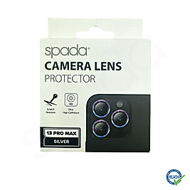 İphone 13 Pro Max Spada Safir Lens Koruyucu - Silver